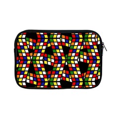 Graphic Pattern Rubiks Cube Apple Ipad Mini Zipper Cases by Cendanart