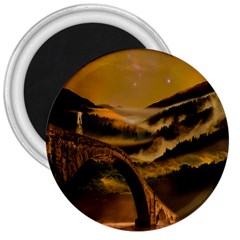 Bridge Of Regret 3  Magnets by Cendanart