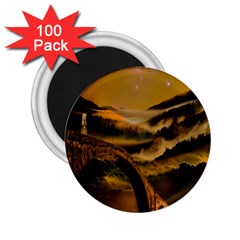 Bridge Of Regret 2 25  Magnets (100 Pack)  by Cendanart