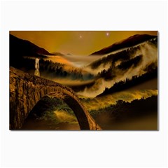 Bridge Of Regret Postcards 5  X 7  (pkg Of 10) by Cendanart