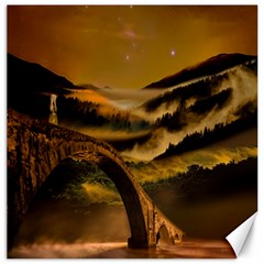 Bridge Of Regret Canvas 12  X 12  by Cendanart