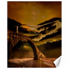 Bridge Of Regret Canvas 16  X 20  by Cendanart