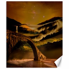 Bridge Of Regret Canvas 20  X 24  by Cendanart