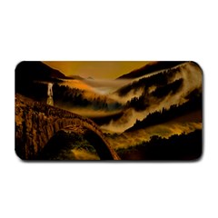 Bridge Of Regret Medium Bar Mat by Cendanart