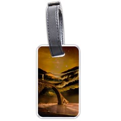 Bridge Of Regret Luggage Tag (one Side) by Cendanart