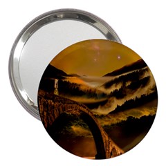 Bridge Of Regret 3  Handbag Mirrors by Cendanart