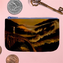 Bridge Of Regret Large Coin Purse by Cendanart