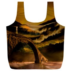 Bridge Of Regret Full Print Recycle Bag (xxl) by Cendanart