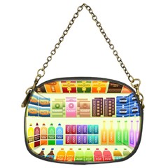 Supermarket Shelf Products Snacks Chain Purse (one Side) by Cendanart