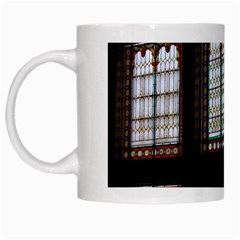 Stained Glass Window Krotoszyn White Mug by Cendanart