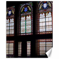 Stained Glass Window Krotoszyn Canvas 16  X 20  by Cendanart