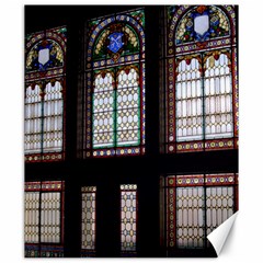 Stained Glass Window Krotoszyn Canvas 20  X 24  by Cendanart