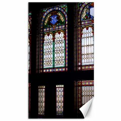 Stained Glass Window Krotoszyn Canvas 40  X 72  by Cendanart