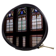 Stained Glass Window Krotoszyn Mini Makeup Bag by Cendanart