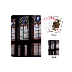 Stained Glass Window Krotoszyn Playing Cards Single Design (mini) by Cendanart