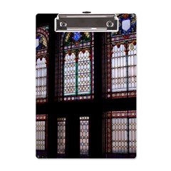 Stained Glass Window Krotoszyn A5 Acrylic Clipboard by Cendanart