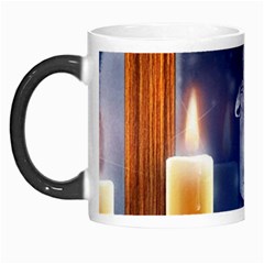 Christmas Lighting Candles Morph Mug by Cendanart