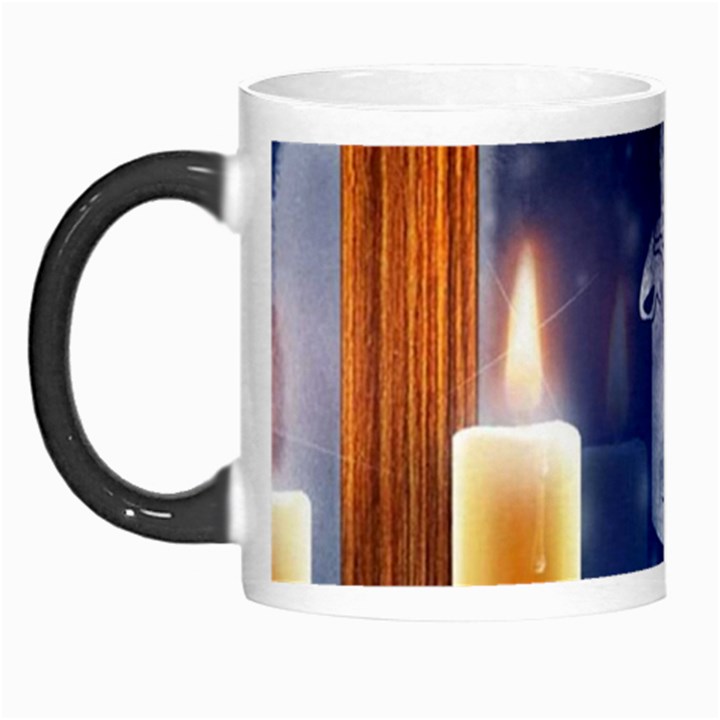 Christmas Lighting Candles Morph Mug