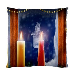 Christmas Lighting Candles Standard Cushion Case (one Side) by Cendanart