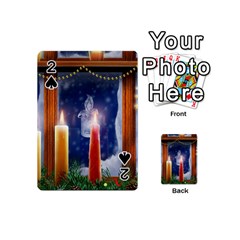 Christmas Lighting Candles Playing Cards 54 Designs (mini) by Cendanart