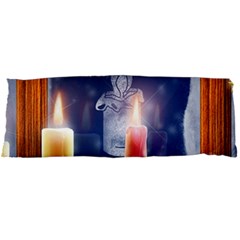 Christmas Lighting Candles Body Pillow Case Dakimakura (two Sides) by Cendanart