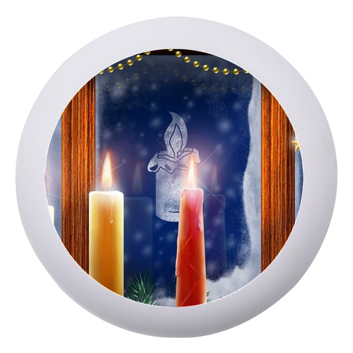 Christmas Lighting Candles Dento Box with Mirror