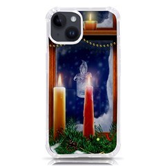 Christmas Lighting Candles iPhone 14 TPU UV Print Case