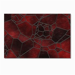 Mosaic Glass Glass Mosaic Colorful Postcard 4 x 6  (pkg Of 10) by Cendanart