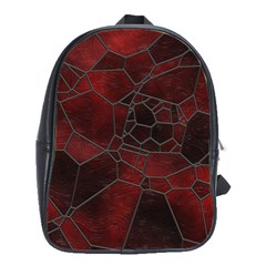 Mosaic Glass Glass Mosaic Colorful School Bag (large)