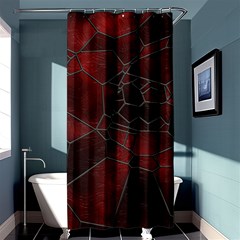 Mosaic Glass Glass Mosaic Colorful Shower Curtain 36  X 72  (stall)  by Cendanart