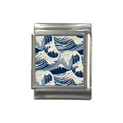 Japanese Wave Pattern Italian Charm (13mm) by Cendanart