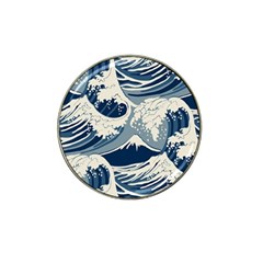 Japanese Wave Pattern Hat Clip Ball Marker (4 Pack) by Cendanart