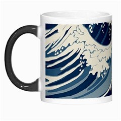 Japanese Wave Pattern Morph Mug by Cendanart