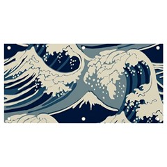 Japanese Wave Pattern Banner And Sign 4  X 2  by Cendanart