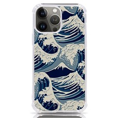 Japanese Wave Pattern Iphone 13 Pro Max Tpu Uv Print Case by Cendanart