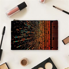 Data Abstract Abstract Background Background Cosmetic Bag (medium) by Cendanart