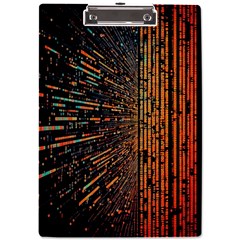 Data Abstract Abstract Background Background A4 Acrylic Clipboard by Cendanart