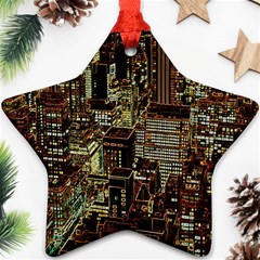 Photo New York City Skyscrapers Ornament (star) by Cendanart