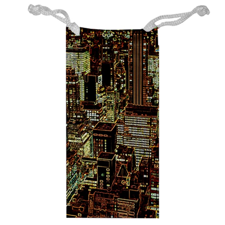 Photo New York City Skyscrapers Jewelry Bag