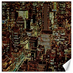 Photo New York City Skyscrapers Canvas 12  X 12  by Cendanart