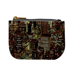 Photo New York City Skyscrapers Mini Coin Purse by Cendanart