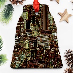 Photo New York City Skyscrapers Ornament (bell) by Cendanart