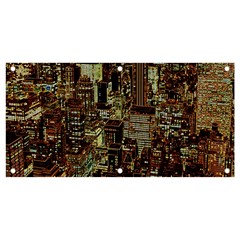 Photo New York City Skyscrapers Banner And Sign 4  X 2  by Cendanart