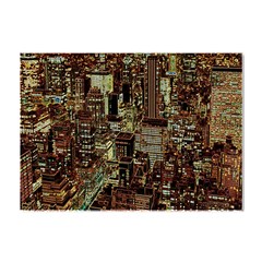 Photo New York City Skyscrapers Crystal Sticker (a4) by Cendanart