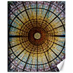 Barcelona Glass Window Stained Glass Canvas 16  x 20  15.75 x19.29  Canvas - 1