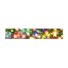 Star Colorful Christmas Abstract Premium Plush Fleece Scarf (mini)