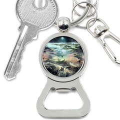 Psychedelic Art Bottle Opener Key Chain by Bedest