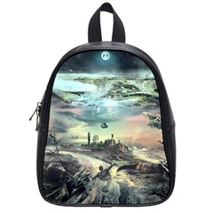 Psychedelic Art School Bag (small) by Bedest