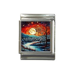 Winter Wonderland Landscape Nature Italian Charm (13mm) by Bedest