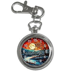 Winter Wonderland Landscape Nature Key Chain Watches by Bedest